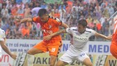 Đà Nẵng đã vượt qua HA.GL trong trận lượt đi. Ảnh: Viết Định