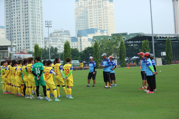 Sau ngôi hậu Đông Nam Á 2019, ĐT Nữ Việt Nam hướng đến mục tiêu HCV SEA Games 2019. Ảnh: Đoàn Nhật