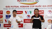 Đại diện các đội tại lễ bốc thăm. Ảnh: Anh Trần