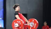 Xuân Hoàng rất nỗ lực, nhưng tiếc rằng anh không thể đoạt được tấm HCV hạng cân 67kg nam. Ảnh: KHƯƠNG DUY