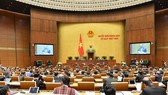 Quốc hội họp sáng 21-10. Ảnh: VIẾT CHUNG