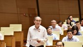 Đồng chí Nguyễn Thiện Nhân phát biểu