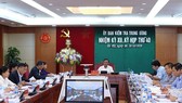 Kỳ họp 40 của Ủy ban Kiểm tra Trung ương diễn ra từ ngày 28 đến 30-10-2019