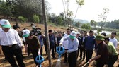The New Year Tree Planting Festival is launched in Yen Bai province. (Photo: VNA)