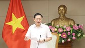 Phó Thủ tướng Vương Đình Huệ phát biểu tại phiên họp. Ảnh: VGP