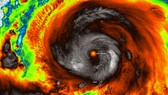 Cơ quan Khí tượng Nhật Bản dự báo siêu bão Hagibis sẽ đổ bộ cấp mạnh nhất. Ảnh: NASA
