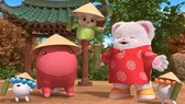 本市電視台HTV3 DreamsTV頻道向廣大少兒觀眾介紹巴塔木兒歌音樂短片(MV Badanamu),名為“Xúc Xắc Xúc Xẻ”。