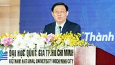 王廷惠副總理在會上發言。(圖源:VGP)