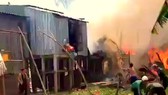 An Giang: Hỏa hoạn thiêu rụi 10 căn nhà của người dân