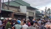 Đối tượng nghi "ngáo đá" bị người dân và lực lượng công an khống chế