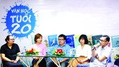Young writers with works entering the final round of the sixth ‘Van hoc tuoi 20’ (Literature at your 20s) competition (Photo: SGGP)