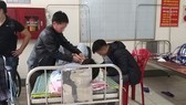 Em Trần X. Nh. đang được điều trị tại bệnh viện