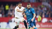 Real đã phải nhận thất bại trước Sevilla. Ảnh: Getty Images