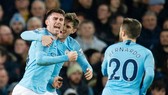Man.City đang tiếp tục tiến đi mạnh mẽ. Ảnh: Getty Images