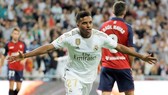 Rodrygo Goes tận hưởng ngày ra mắt tuyệt diệu. Ảnh: Getty Images