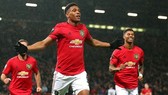Các chấn sút tiếp tục phong độ ghi bàn giúp Man.United sớm hoàn thành nhiệm vụ. Ảnh: Getty Images