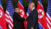 Tổng thống Mỹ Donald Trump và nhà lãnh đạo Triều Tiên Kim Jong Un. Nguồn: REUTERS
