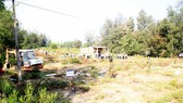 Một ngôi nhà xây dựng trái phép đang bị cưỡng chế tháo dỡ