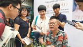 Nhạc sĩ Quốc Bảo trong buổi ra mắt sách Tâm.