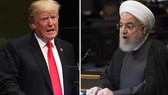Tổng thống Mỹ Donald Trump và người đồng cấp Iran Hassan Rouhani. Ảnh: Aljazeera