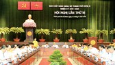 Quang cảnh Hội nghị lần thứ 16 Ban Chấp hành Đảng bộ TPHCM khóa X Ảnh: Việt Dũng