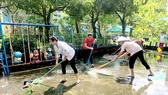 TPHCM: Các trường khắc phục hậu quả sau bão số 9