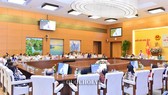 Chủ tịch Quốc hội Nguyễn Thị Kim Ngân gặp mặt đại diện nhân dân khu dân cư số 10, phường Vĩnh Phúc, quận Ba Đình, thành phố Hà Nội.