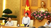 Phó Thủ tướng Phạm Bình Minh phát biểu tại Phiên họp. Ảnh: VGP