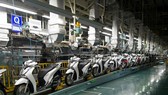 Dây chuyền sản xuất xe máy của tập đoàn Honda