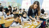 Triển khai phong trào học tiếng Anh trong trường học