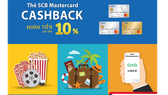 SCB hoàn tiền đến 10% tất cả giao dịch khi thanh toán bằng Thẻ Quốc tế SCB Mastercard Cashback