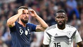 Olivier Giroud (trái)