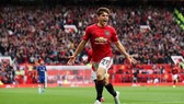 Daniel James ăn mừng bàn thắng