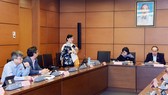 Nguyên Chủ tịch HĐND TPHCM, ĐB Nguyễn Thị Quyết Tâm phát biểu tại phiên họp tổ sáng 29-10-2019. Ảnh: VIẾT CHUNG