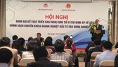 Thứ trưởng Bộ Kế hoạch và Đầu tư Võ Thành Thống phát biểu tại Hội nghị