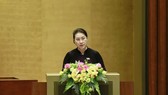 Chủ tịch Quốc hội Nguyễn Thị Kim Ngân đọc diễn văn bế mạc kỳ họp
