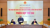 Phó Chủ tịch Quốc hội Uông Chu Lưu chủ trì phiên họp của Đoàn giám sát