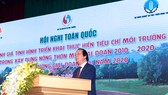 Thứ trưởng Bộ Tài nguyên và Môi trường Võ Tuấn Nhân phát biểu khai mạc Hội nghị