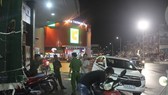 Công an có mặt ở hiện trường.