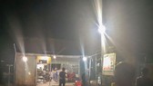 Công an có mặt ở hiện trường.