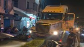 Khởi tố, bắt tạm giam tài xế container sử dụng ma tuý gây tai nạn khiến 2 người thương vong. Ảnh: C.T