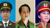 Từ trái qua phải: Đại tá Lý Quang Dũng, Đại tá Nguyễn Văn Kim, Đại tá Trần Thị Ngọc Thuận