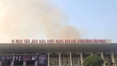 Cháy tại hội trường Cung văn hóa hữu nghị Việt Xô