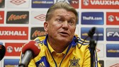Oleg Blokhin khi huấn luyện tuyển Ucraina