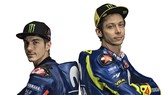 Vinales (trái) và Rossi