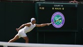 Rafael Nadal trong một buổi tập mới đây ở Wimbledon 2019