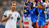 Harry Kane của uyển Anh và Kylian Mbappe, Dembele của tuyển Pháp.