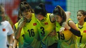 Chủ công Trần Thị Thanh Thuý dính chấn thương trong trận gặp Altay (Kazakhstan). Ảnh Minh Hoàng