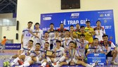 Đội Thái Sơn Nam đã hoàn tất cú ăn 3 ở mùa bóng 2017. Ảnh: ANH TRẨN