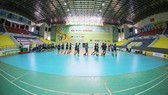 Nhà thi đấu Tam Kỳ đã chuẩn bị sẵn sàng cho ngày khai cuộc. Ảnh: DŨNG PHƯƠNG